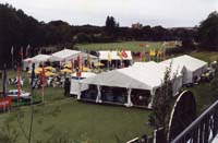 Marquees at a field day